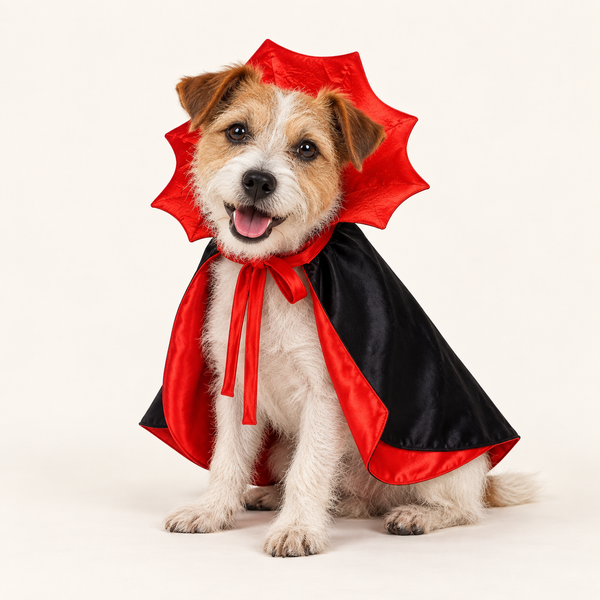 Halloween Vampire Cape for Cats & Small Dogs