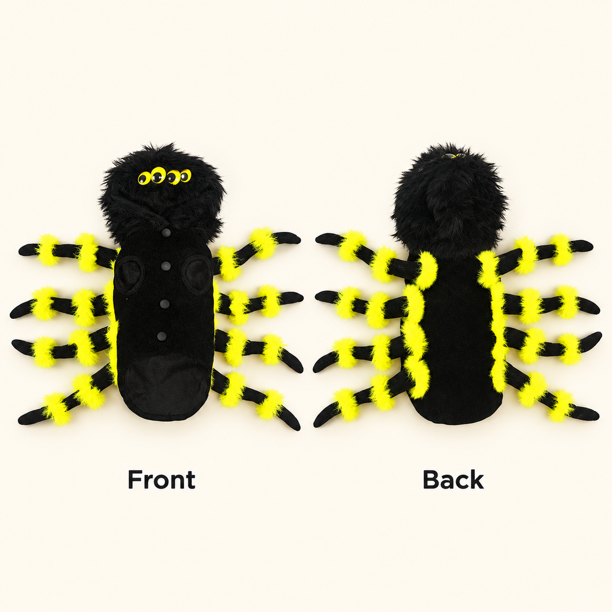 Fuzzy Spider Halloween Dog Costume