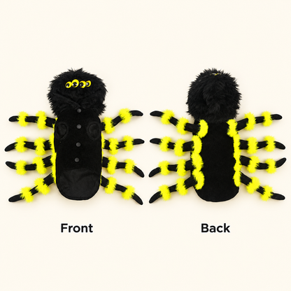 Fuzzy Spider Halloween Dog Costume