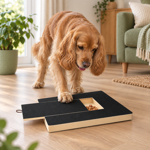 Dog Nail Scratch Board with Treat Drawer | RainyPaws