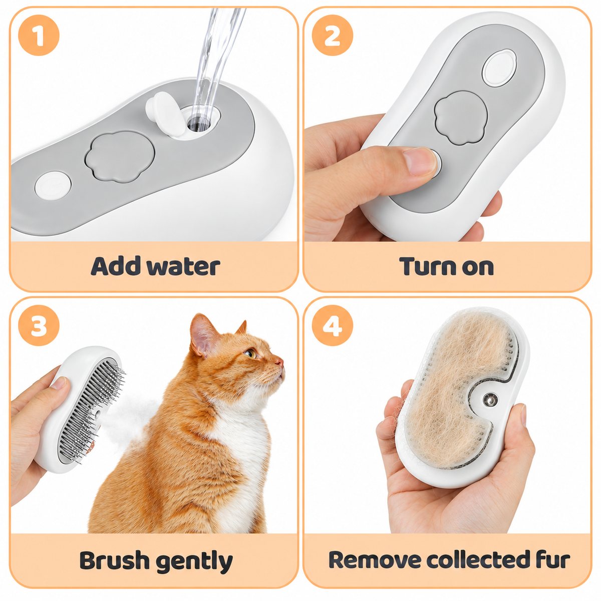 Mist Grooming Brush