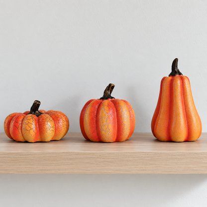 Mini LED Pumpkin Lanterns – Halloween Set of 3