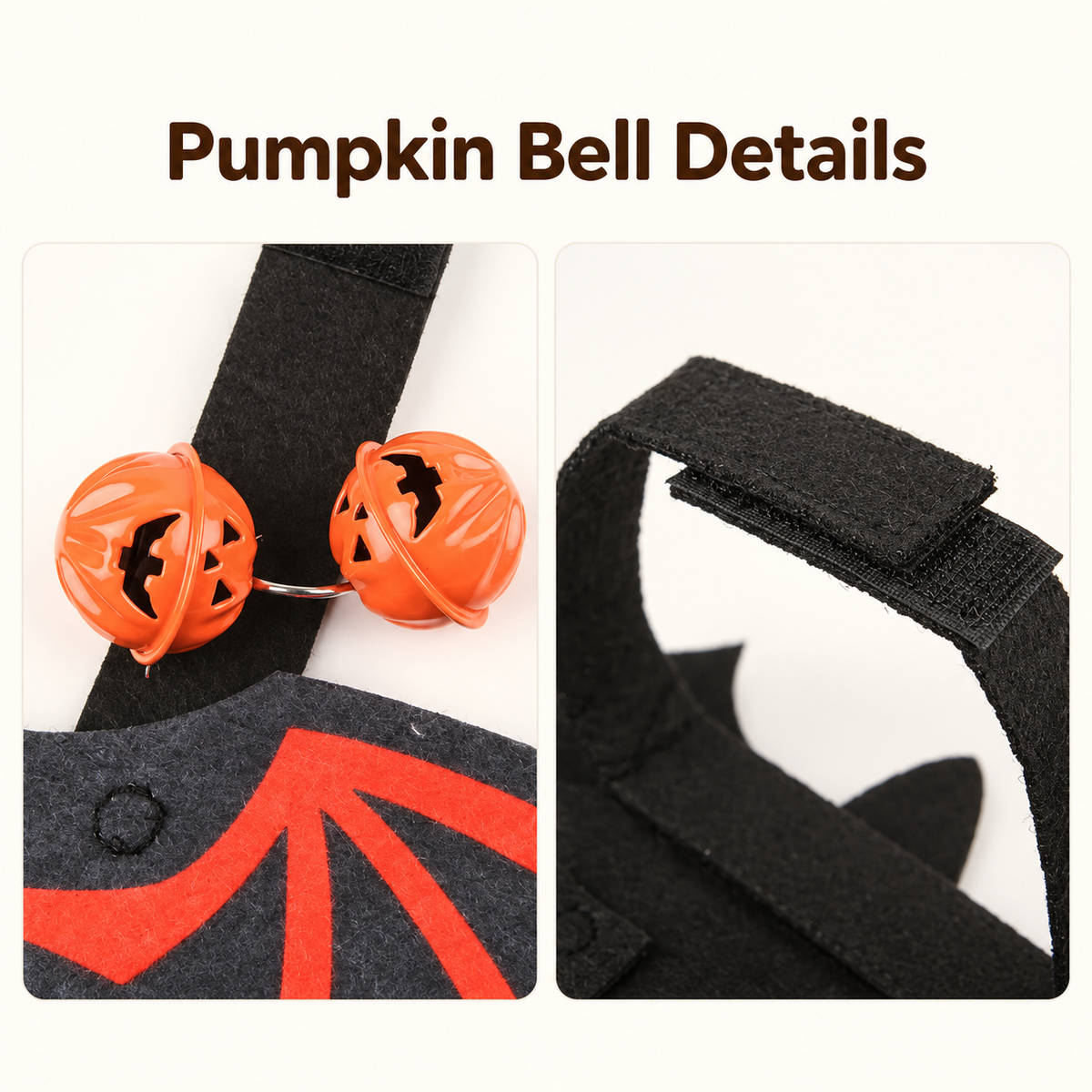Halloween Bat Wings with Bells – Pet Costume