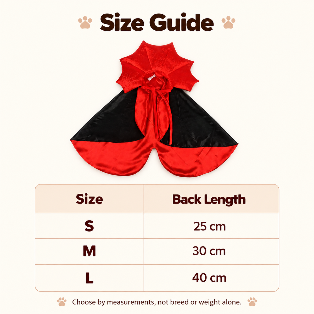 Halloween Vampire Cape for Cats & Small Dogs