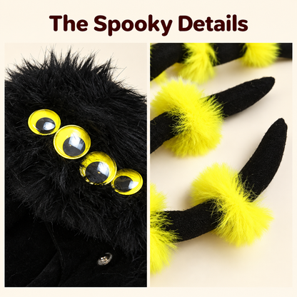 Fuzzy Spider Halloween Dog Costume