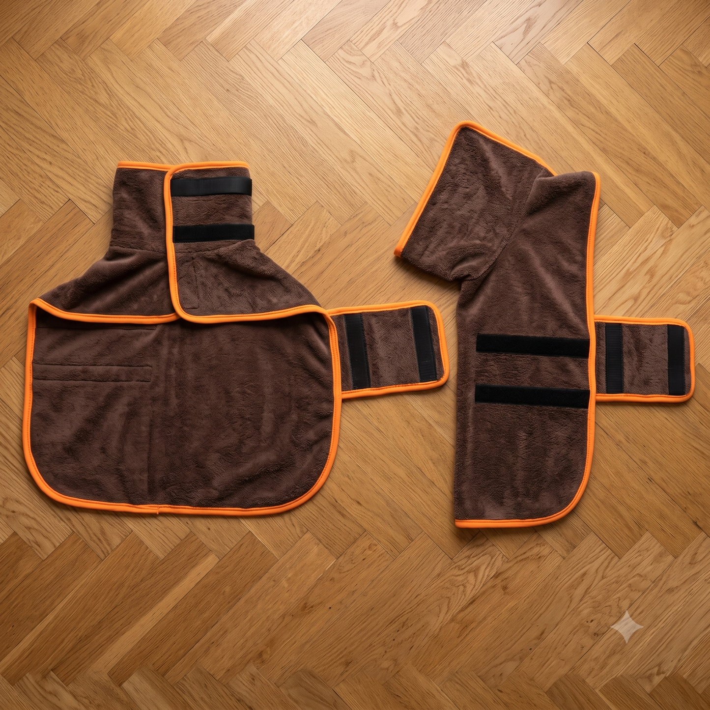 Rainy Walk Kit – Microfibre Dog Drying Robe & Paw Cleaner Bundle